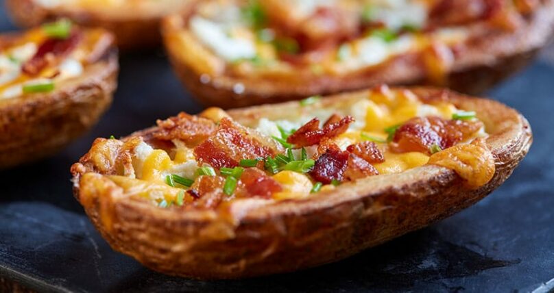Cheesy Bacon Potato Boats - LaClare Creamery Recipe