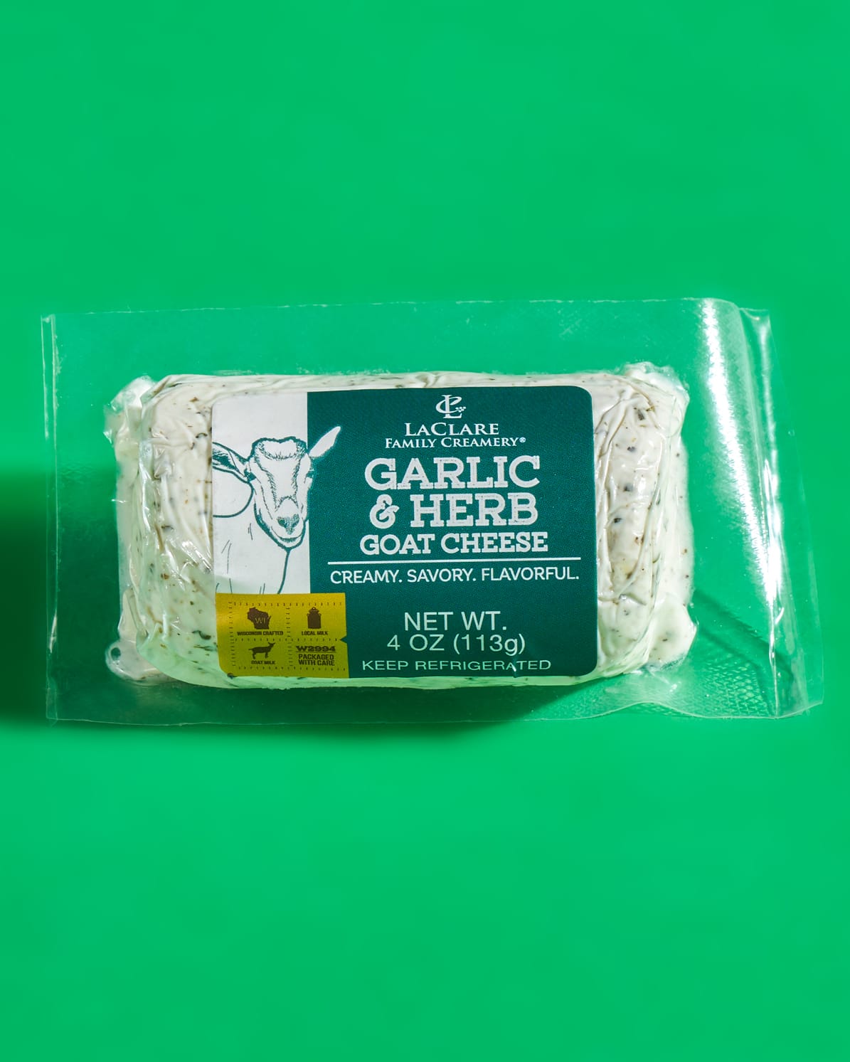garlic and herb goat cheese